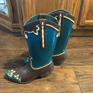 Cowboy rain boots